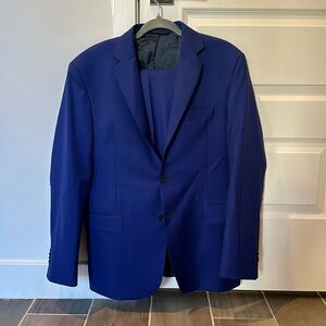 Yves Saint Laurent Blue Suit 40R